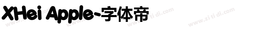 XHei Apple字体转换